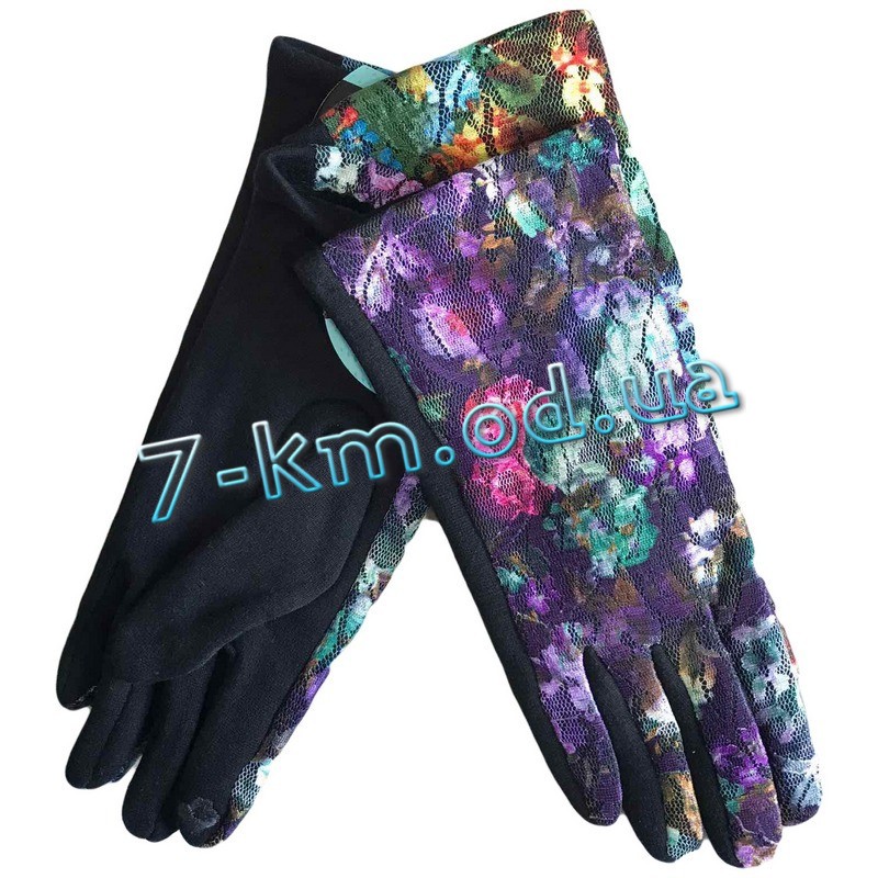 Перчатки Guipure от "MOZ.ART" женские Zin_Z5 трикотаж/гипюр 10 шт