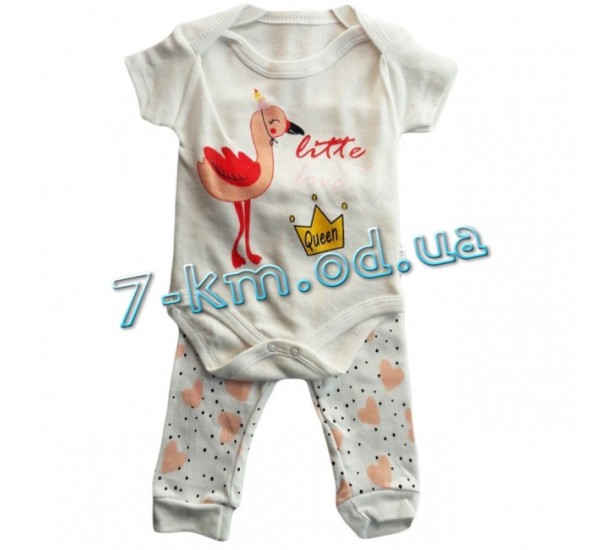 Боді та штани для немовлят Vit1062 бавовна 3 шт (3-9 міс)