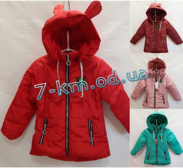 Куртка для дівчаток DLD_100154 синтепон 5 шт (3-7 років)