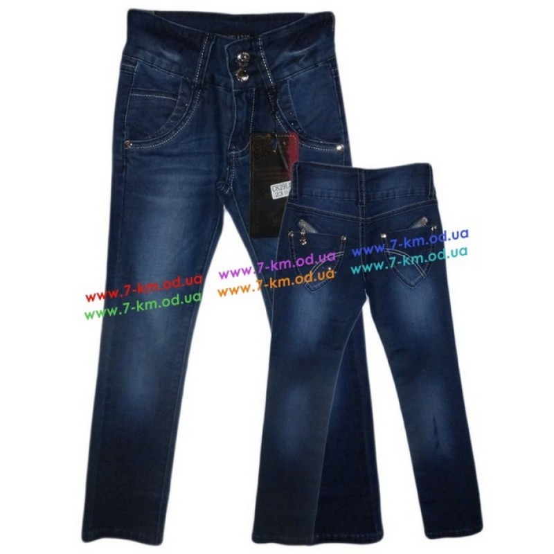 Брюки для девочек PaHc829L джинс 6 шт (6-11 лет)