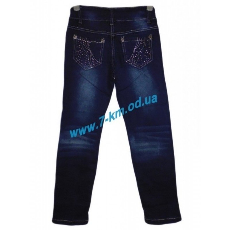 Брюки для девочек PaHhc1601 джинс 6 шт (6-11 лет)