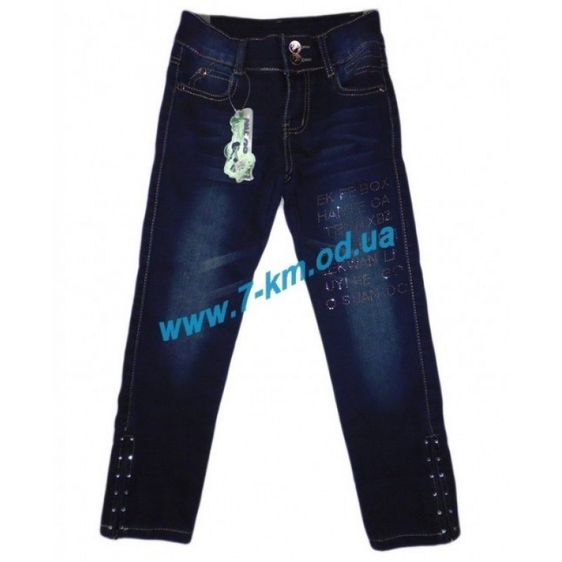 Брюки для девочек PaHhc1605 джинс 6 шт (6-11 лет)