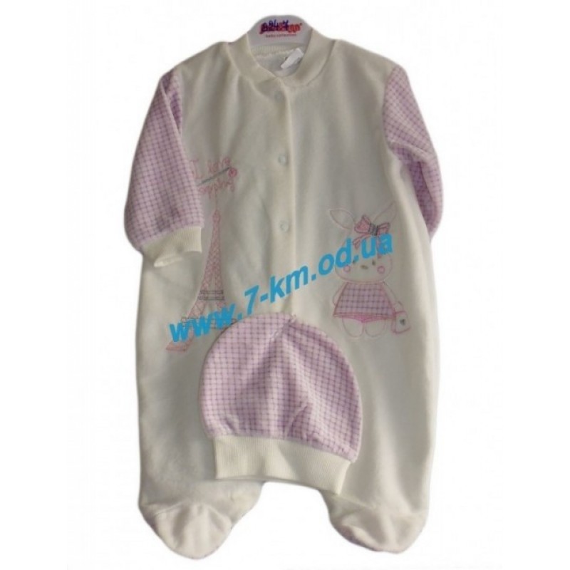 Спальник для немовлят Vit824 велюр 2 шт (3-6 міс)