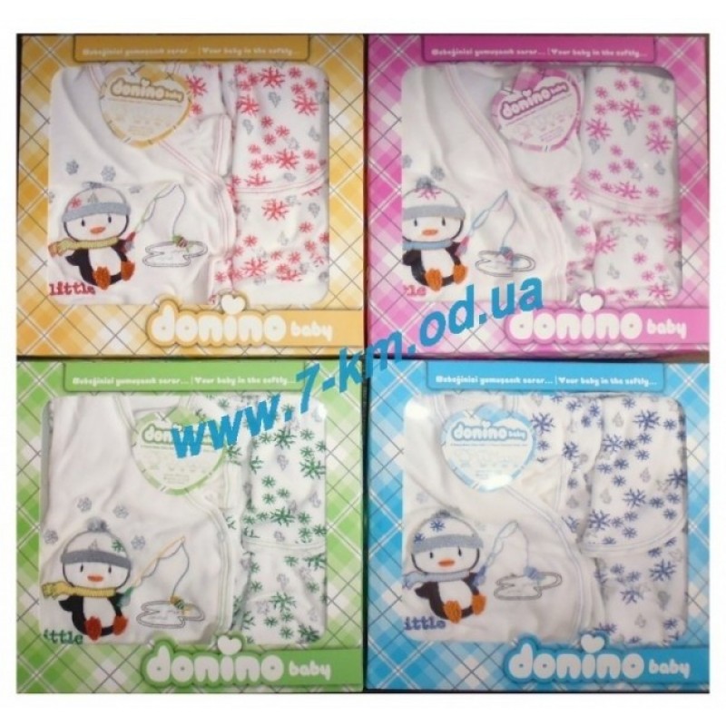 Комплект 5 предметів для немовлят Vit4672 велюр 1 шт (0-3 міс)