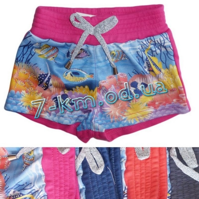 Шорти для дівчаток Vit70008 трикотаж 4 шт (1-4 роки)