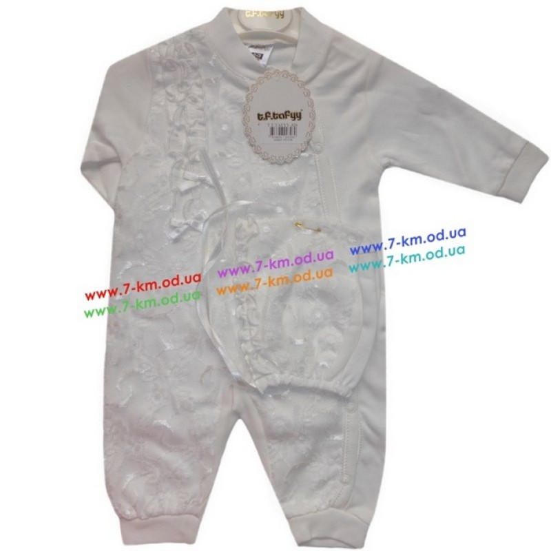 Спальник з шапочкою Vit326 мереживо 3 шт (0-9 міс)