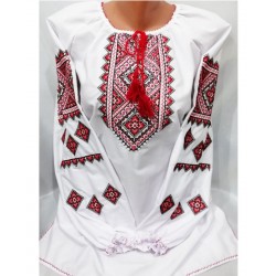 Блуза-вишиванка жіноча 6 шт (46-56 р) паплін VhV_090501