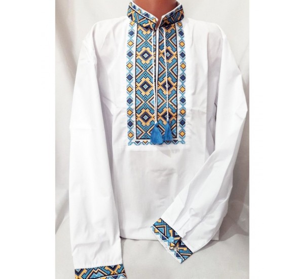 Рубашка-вышиванка для мальчиков 7 шт (6-12 лет) паплин VhV_090503