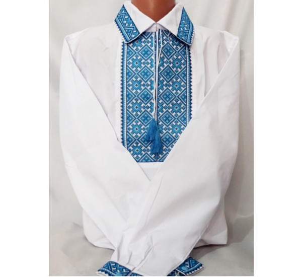 Рубашка-вышиванка для мальчиков 4 шт (13-16 лет) паплин VhV_090506