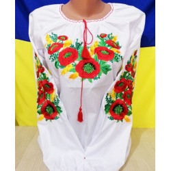 Блуза-вишиванка для дівчаток 4 шт (152-170 см) паплін VhV_090512