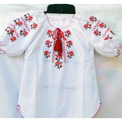 Блуза-вишиванка для дівчаток 4 шт (3-6 років) паплін VhV_090528