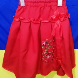 Спідниця-вишиванка для дівчаток 5 шт (7-11 років) поліестер VhV_090538