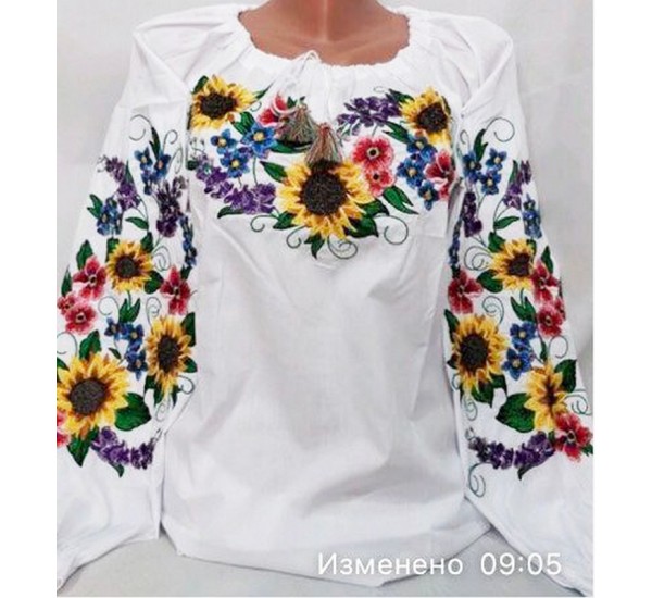 Блуза-вишиванка "Агата" жіноча 5 шт (S-2XL) бавовна VhV_090546