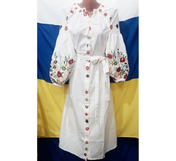 Платье-вышиванка женская 1 шт (норма) коттон VhV_090575