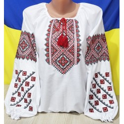 Блуза-вишиванка жіноча 5 шт (44-52 р) паплін VhV_090587