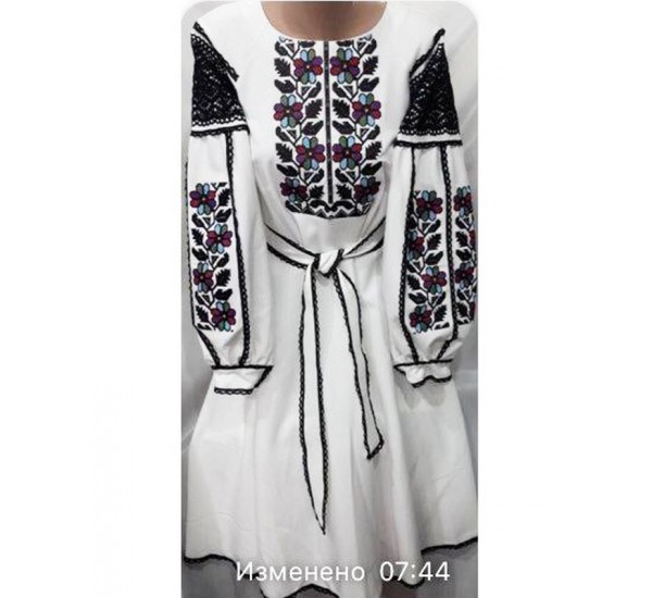Платье-вышиванка женская 1 шт (норма) полиестер VhV_193029