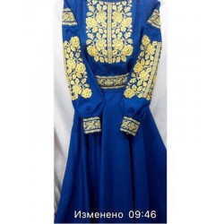 Платье-вышиванка женская 1 шт (норма) полиестер VhV_193030