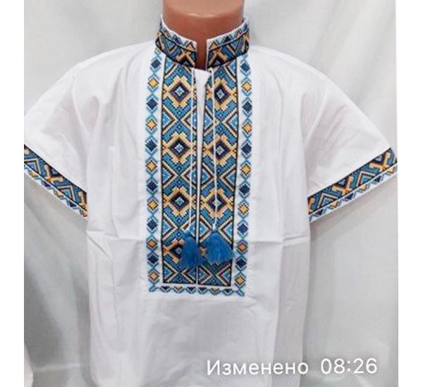 Сорочка-вишиванка для хлопчиків 7 шт (6-12 років) паплін VhV_193053