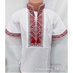 Сорочка-вишиванка для хлопчиків 7 шт (6-12 років) паплін VhV_193054