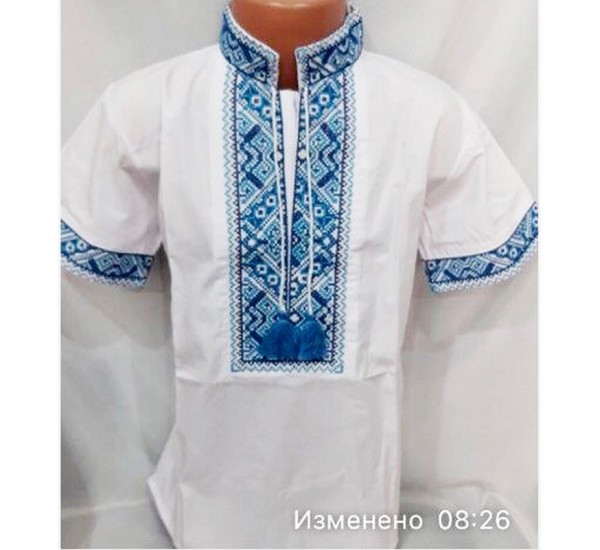 Сорочка-вишиванка для хлопчиків 7 шт (6-12 років) паплін VhV_193056
