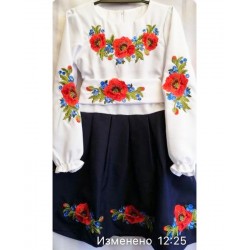 Сукня-вишиванка для дівчаток 5 шт (122-146 см) паплін VhV_193073