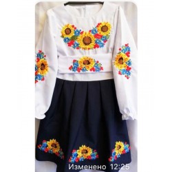 Сукня-вишиванка для дівчаток 5 шт (122-146 см) паплін VhV_193075