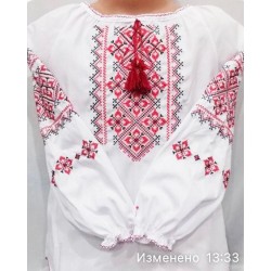 Блуза-вишиванка для дівчаток 5 шт (7-11 років) паплін VhV_193089