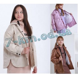Куртка для дівчаток ALL_200201 плащівка 5 шт (128-152 см)
