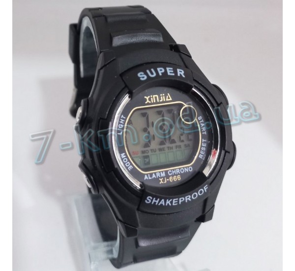 Годинник наручний Xinjia малі з блакитним підсвічуванням ChaS_290504 пластик 1 шт