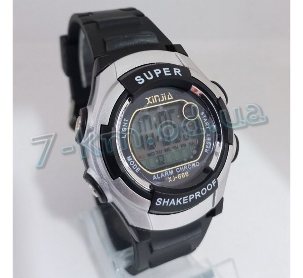 Годинник наручний Xinjia малі з блакитним підсвічуванням ChaS_290505 пластик 1 шт