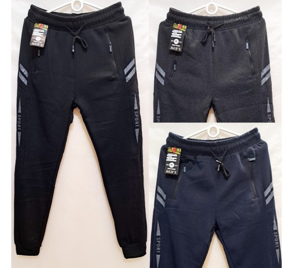 Спорт штаны мужские на флисе 5 шт (M-3XL) DLD_2205