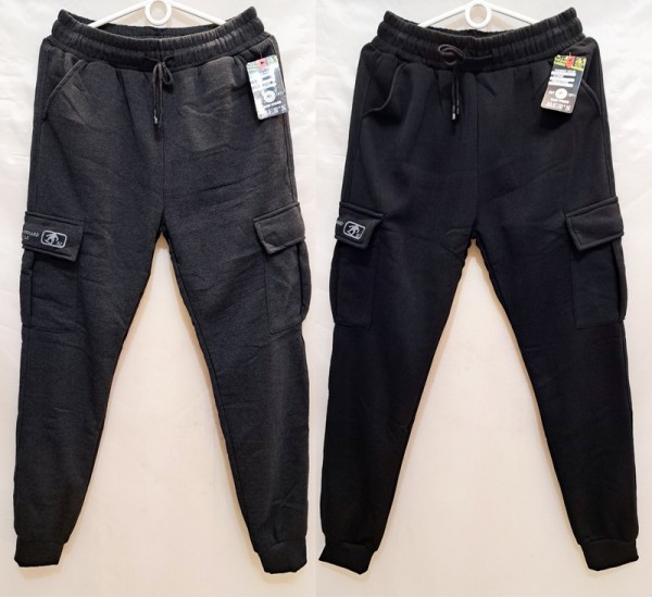 Спорт штаны мужские на флисе 5 шт (M-3XL) DLD_6086