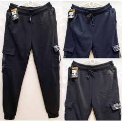 Спорт штаны мужские на флисе 5 шт (M-3XL) DLD_9831