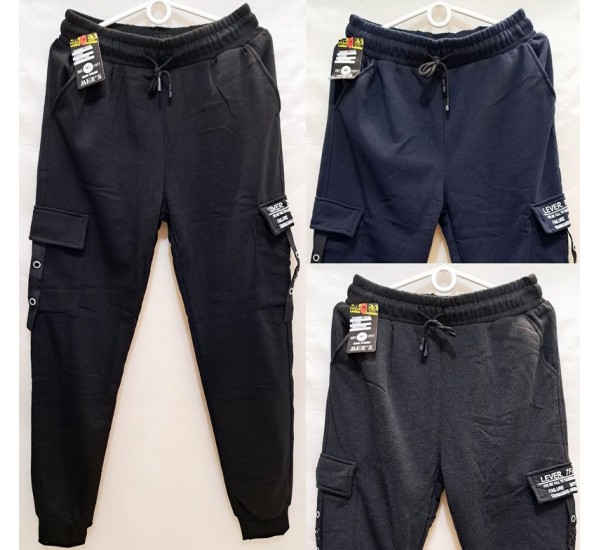 Спорт штаны мужские на флисе 5 шт (M-3XL) DLD_9831