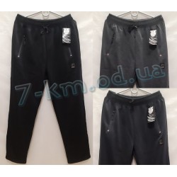 Спорт штани чоловічі DLD_021111 трикотаж/фліс 5 шт (3XL-7XL)