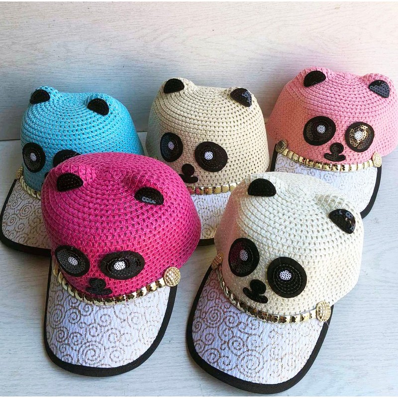 Кепка для девочек 5 шт (54 р) paper HLP_100609