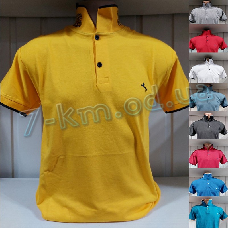 Футболка поло чоловіча HR1890_020767 бавовна 5 шт (M-3XL)