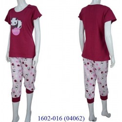 Пижама женская 3 шт коттон (2-4XL) HR1810_120761