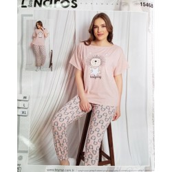 Пижама Lindros женская трикотаж 3 шт (M-XL) HR1810_140311