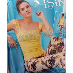 Пижама Isik женская HR1810_201216 трикотаж 3 шт (M-XL)