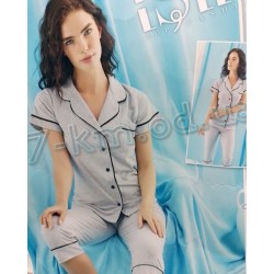Пижама Isik женская HR1810_201222 трикотаж 3 шт (M-XL)