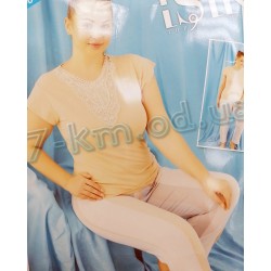 Пижама Isik (батал) женская HR1810_201235 трикотаж 3 шт (2XL-4XL)