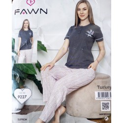 Пижама FAWN женская 3 шт (M-XL) трикотаж HR1810_250306
