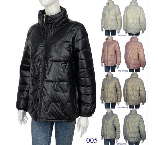 Куртка жіноча на синтепоні 5 шт (2-6XL) HR1810_06949