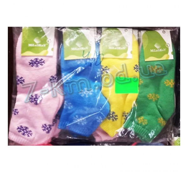 Шкарпетки для дівчаток HR1810_290103 махра 12 шт (26-30, 31-35 р)