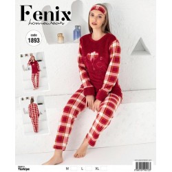 Піжама жіноча "FENIX" махра/фліс 3 шт (M-XL) HR1810_1893