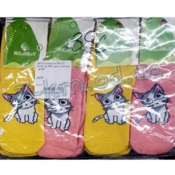 Шкарпетки для дівчаток HR1810_300108 котон 12 шт (26-30, 31-35 р)