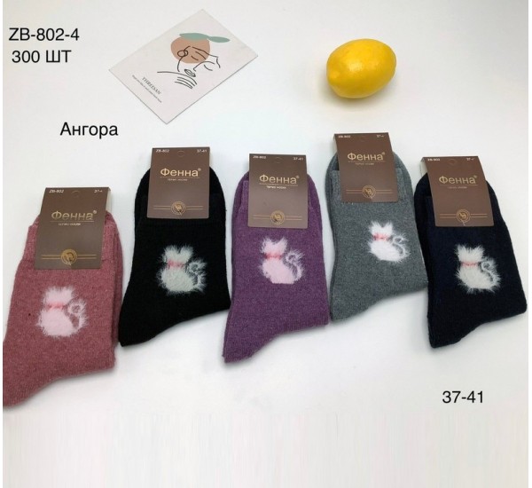 Шкарпетки жіночі 10 шт (37-41 р) ангора KiE_ZB-802-4