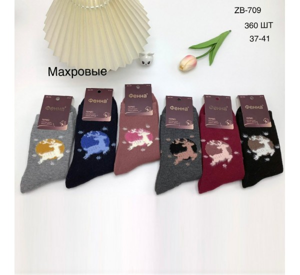 Шкарпетки жіночі KiE_ZB-709 махра 12 шт (37-41 р)