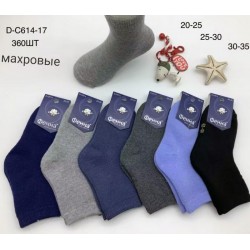 Шкарпетки для хлопчиків 12 шт (20-35 р) махра KiE_C614-17